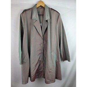 Units Limited Edition Women's Vintage Jacket One Size 80s Made in USA Iridescent